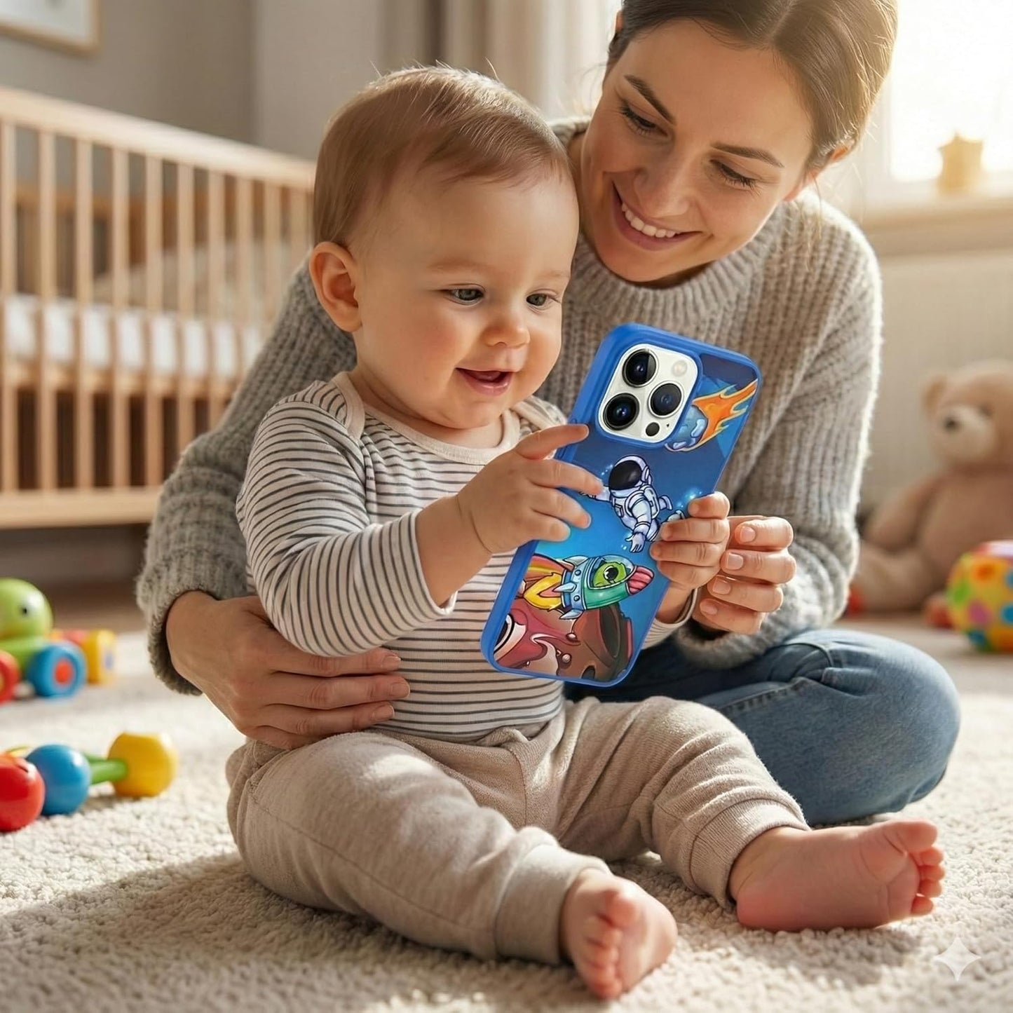 Kids Rechargeable Learning Phone Toy with 24 Educational Modes, Talking Dummy Mobile with Music, Games & Flash Cards, Interactive Mobile Phone Toy for Boys & Girls Ages 2–12