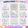 10,000+ Coloring Pages Mega Bundle PLR Kids & Adults, Gift | Digital Products Selling