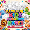 10,000+ Coloring Pages Mega Bundle PLR Kids & Adults, Gift | Digital Products Selling