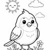 100 Bird Coloring Pages for Kids | Printable Bird Activity Book PDF for Creative Learning