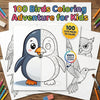 100 Bird Coloring Pages for Kids | Printable Bird Activity Book PDF for Creative Learning