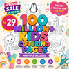 100 Million+ Kids Coloring Pages Bundle | Mega Printable Coloring Book Collection