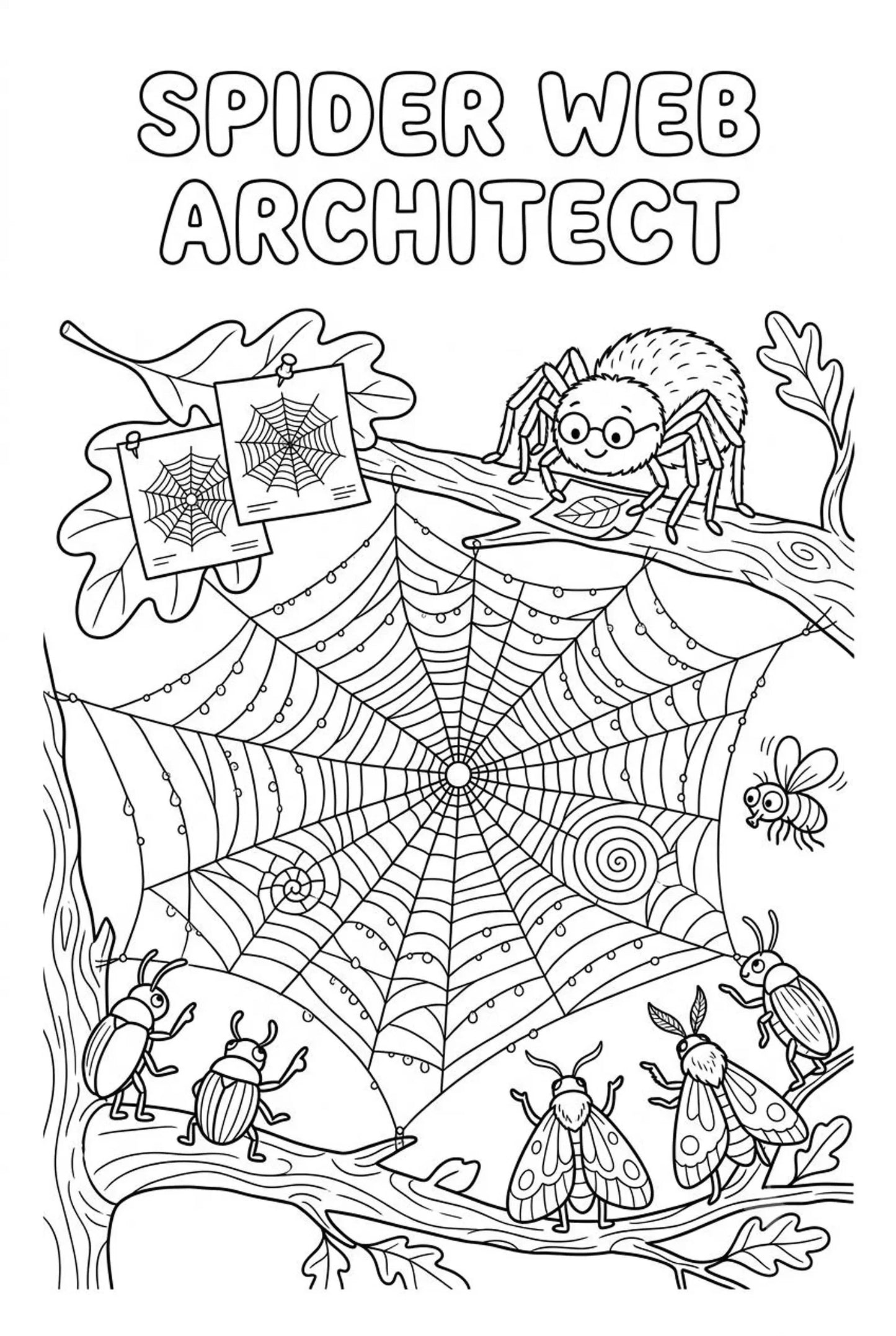 30 Jungle Animal Coloring Pages for Kids | Bugs, Birds & Wildlife Printable Activity Book PDF