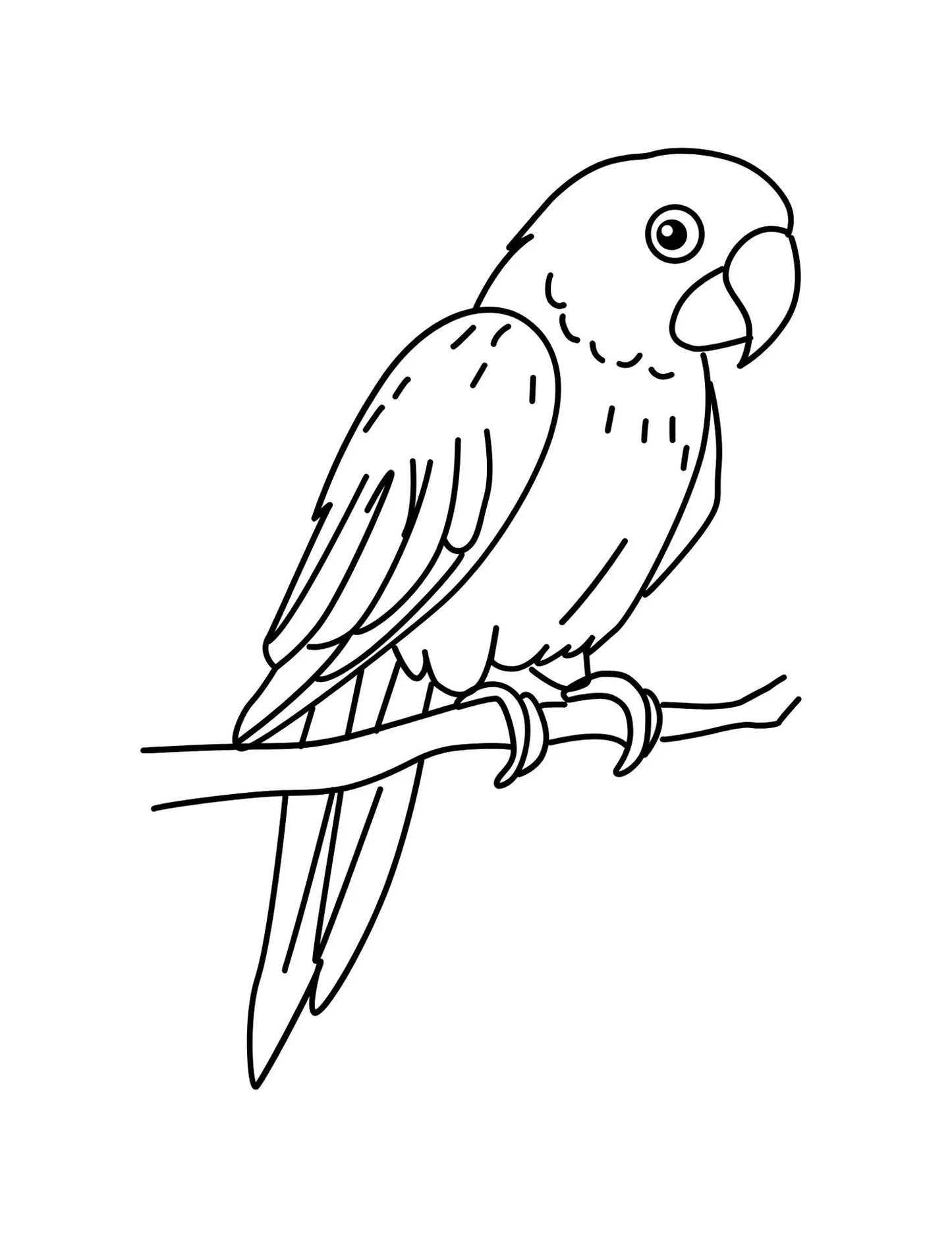 50 Bird Coloring Pages for Kids | Printable Bird Coloring Book & Fun Learning Activities