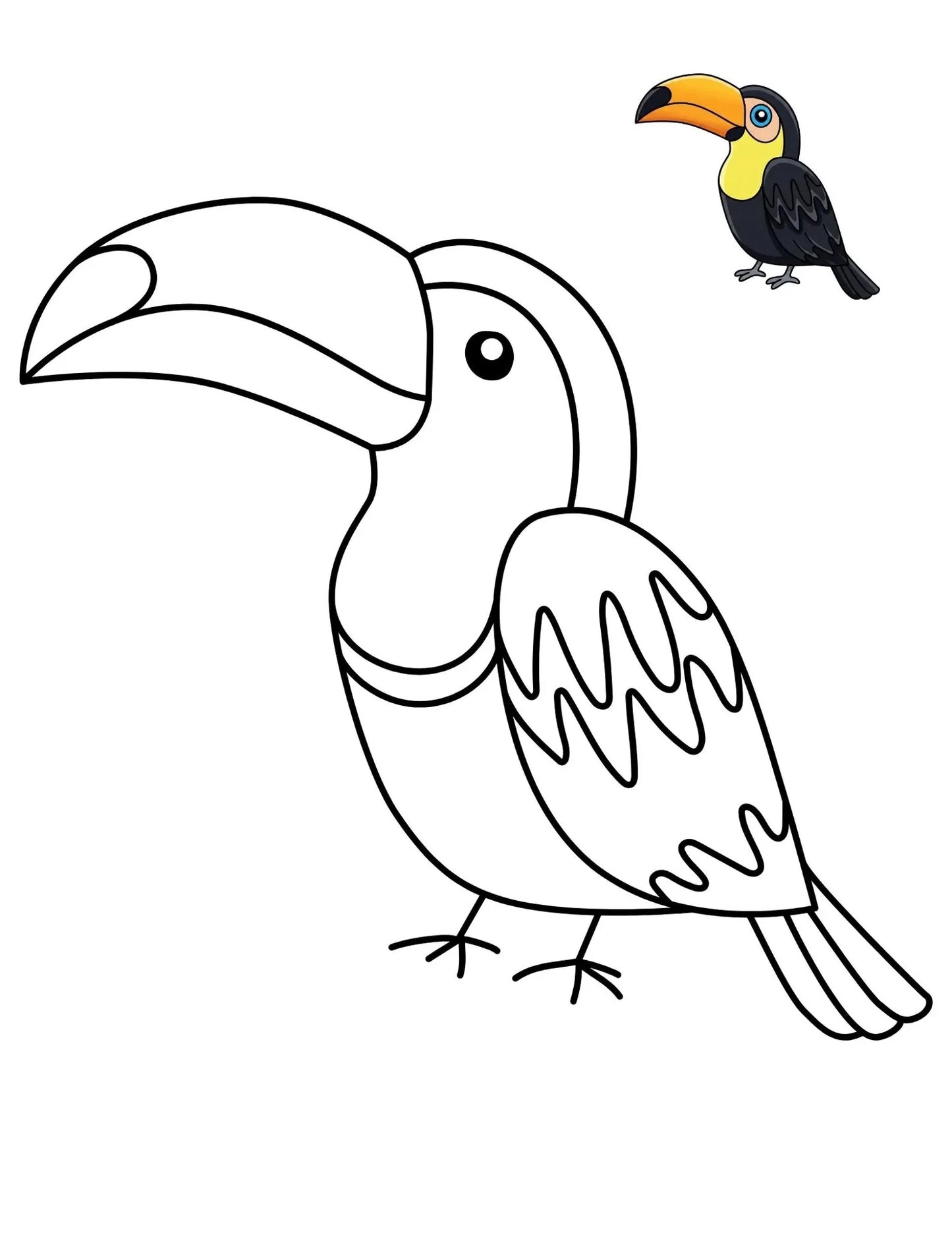 50 Bird Coloring Pages for Kids | Printable Bird Coloring Book & Fun Learning Activities
