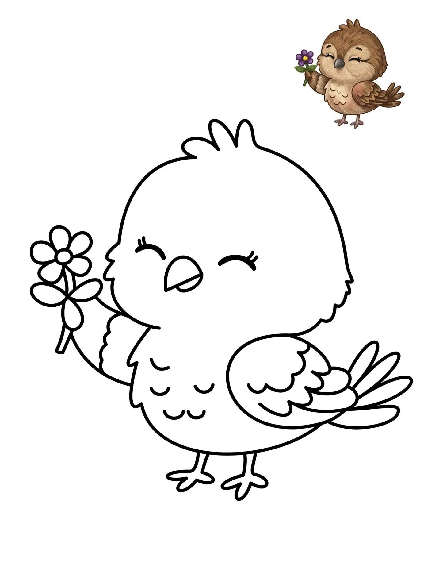 50 Bird Coloring Pages for Kids | Printable Bird Coloring Book & Fun Learning Activities
