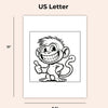50 Funny Animal Coloring Pages | Cute Printable Coloring Book for Kids & Adults