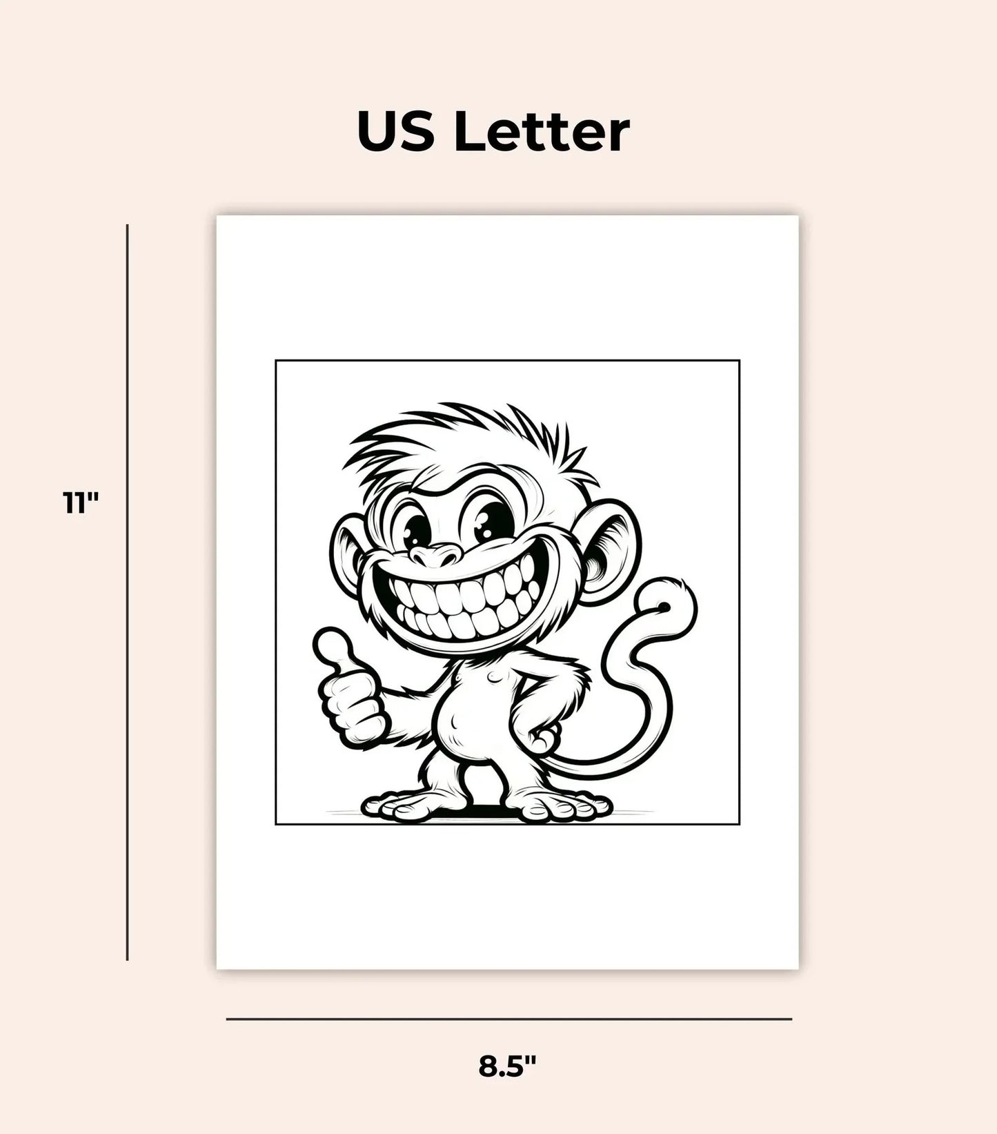 50 Funny Animal Coloring Pages | Cute Printable Coloring Book for Kids & Adults