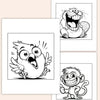 50 Funny Animal Coloring Pages | Cute Printable Coloring Book for Kids & Adults