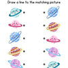Printable Matching Worksheets – 50 Preschool & Kindergarten Match