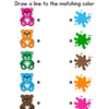 Printable Matching Worksheets – 50 Preschool & Kindergarten Match