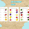 50 Printable Matching Worksheets for Preschool & Toddlers | Match the Picture, Color & Shapes | Kindergarten Learning Activity