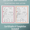 Phonics Workbook & ABC Alphabet Tracing
