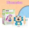 Voice-Activated Dancing Monkey Toy | Fun Spinning, Rolling & Tumbling Banana Monkey Toy with Colorful LED Lights and Exciting Sound Effects for Kids