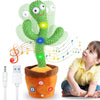 Talking & Dancing Cactus Toy for Kids | Singing, Wriggling, Voice Recording & Repeat-What-You-Say Fun Toy | Interactive Educational Baby Toy for Children, Playtime & Home Décor