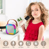 Wembley Rechargeable Karaoke Microphone with Speaker, Wireless Portable Bluetooth Singing Mic with LED Lights, Mini Musical Toy & Birthday Gift for Kids, Boys, Girls and Adults