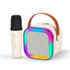 Wembley Rechargeable Karaoke Microphone with Speaker, Wireless Portable Bluetooth Singing Mic with LED Lights, Mini Musical Toy & Birthday Gift for Kids, Boys, Girls and Adults