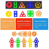 EITHEO 26-Piece Geometric Angle Blocks for Kids, Montessori Sorting & Stacking Educational Toy, Colourful Shape Sorter Puzzle and Learning Activity Toy for Toddlers, Boys & Girls Ages 1–3 Years