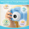 Kids Digital Camera Toy with 3.0MP Photos & 1080P Video | 2-Inch Screen, Up to 32GB Storage & USB Rechargeable | Games, Fun Filters & Time-Lapse Features | Educational Birthday Gift for Boys & Girls Ages 3–12 | Blue
