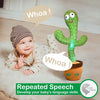 Talking & Dancing Cactus Toy for Kids | Singing, Wriggling, Voice Recording & Repeat-What-You-Say Fun Toy | Interactive Educational Baby Toy for Children, Playtime & Home Décor