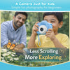 Kids Digital Camera Toy with 3.0MP Photos & 1080P Video | 2-Inch Screen, Up to 32GB Storage & USB Rechargeable | Games, Fun Filters & Time-Lapse Features | Educational Birthday Gift for Boys & Girls Ages 3–12 | Blue