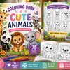 75 Cute Animal Coloring Pages for Kids | Printable Animal Coloring Book PDF