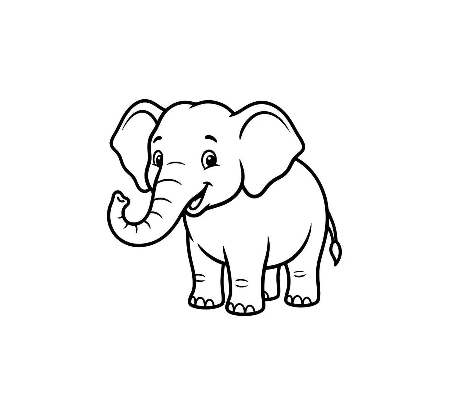 75 Cute Animal Coloring Pages for Kids | Printable Animal Coloring Book PDF