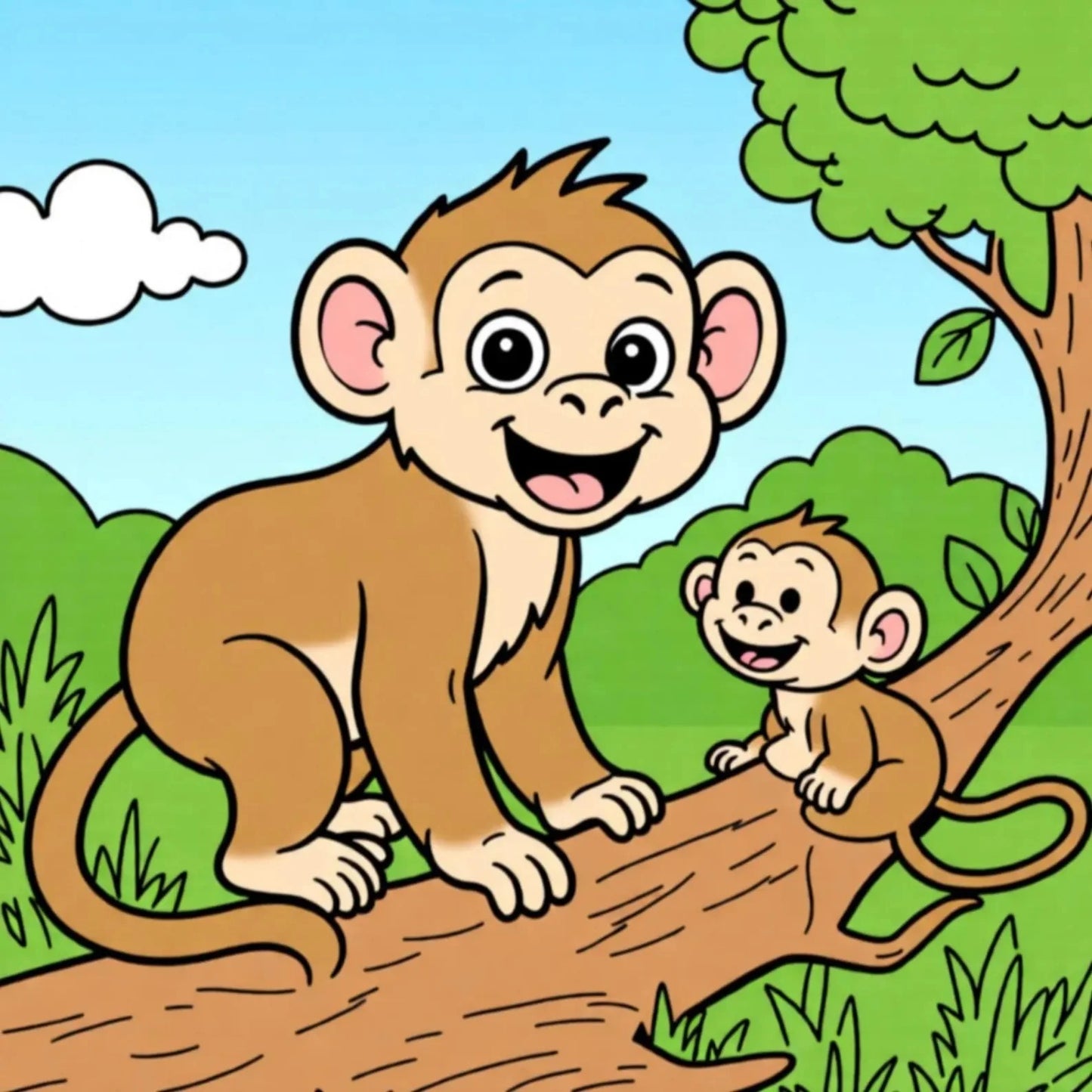 75 Cute Animal Coloring Pages for Kids | Printable Animal Coloring Book PDF