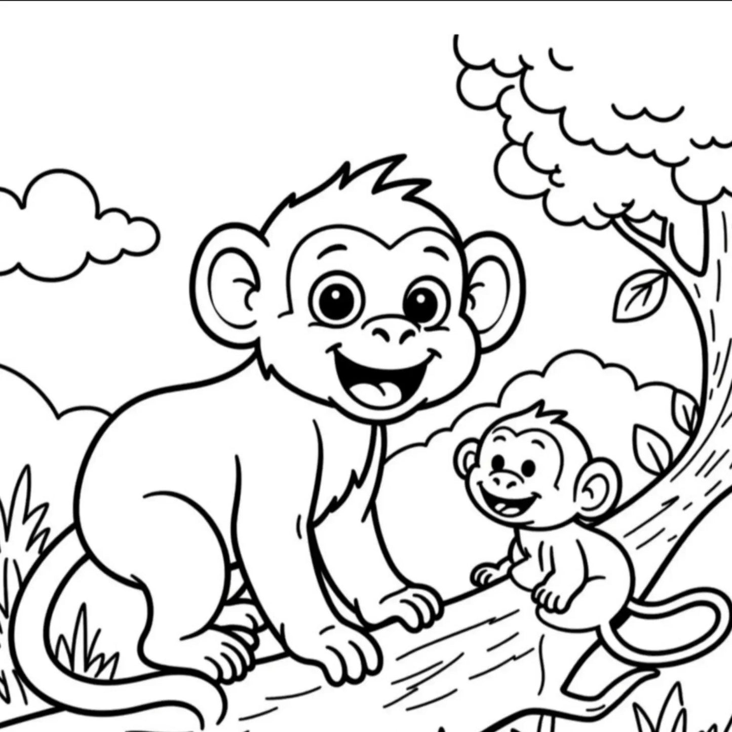 75 Cute Animal Coloring Pages for Kids | Printable Animal Coloring Book PDF
