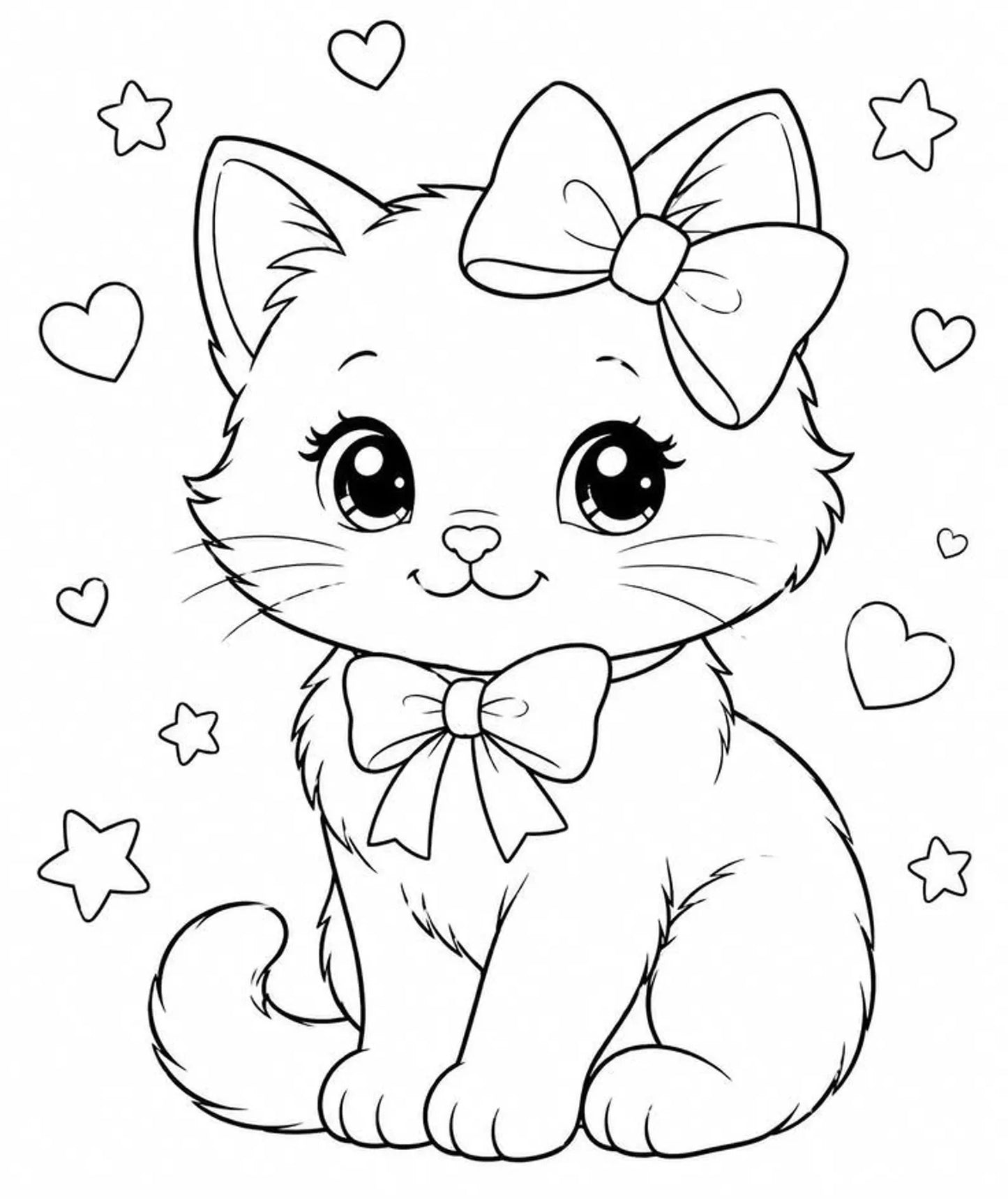 75 Cute Animal Coloring Pages for Kids | Printable Animal Coloring Book PDF