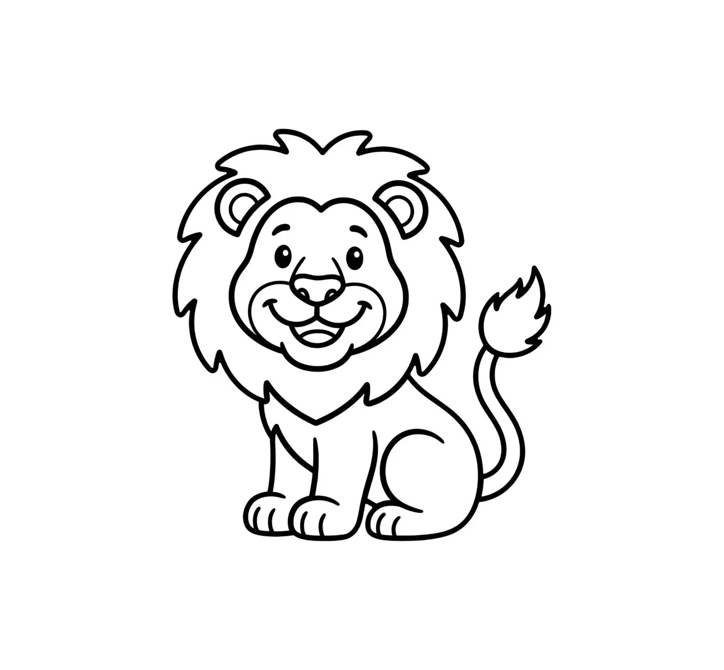 75 Cute Animal Coloring Pages for Kids | Printable Animal Coloring Book PDF