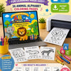 ABC Animal Coloring Book for Kids | A-Z Alphabet Learning & Coloring Activities