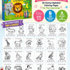 ABC Animal Coloring Book for Kids | A-Z Alphabet Learning & Coloring Activities