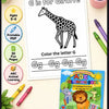 ABC Animal Coloring Book for Kids | A-Z Alphabet Learning & Coloring Activities