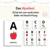 ABC Alphabet Flash Cards Printable PDF | 26 A-Z Learning Cards + 7 Cut-Out Pages for Preschool & Kindergarten