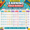 500,000+ Kids Educational Printables Bundle | Printable Worksheets, Coloring Pages, Busy Books