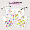 90 Brain & Finger Gym Worksheets for Kids (Printable PDF)